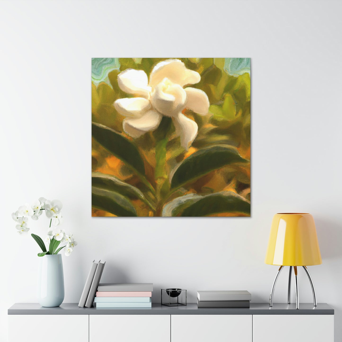 Gardenia's Fragrance Bliss - Canvas