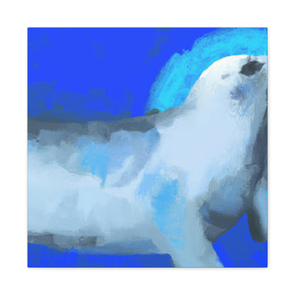 "Harp Seal in Expressionism" - Canvas