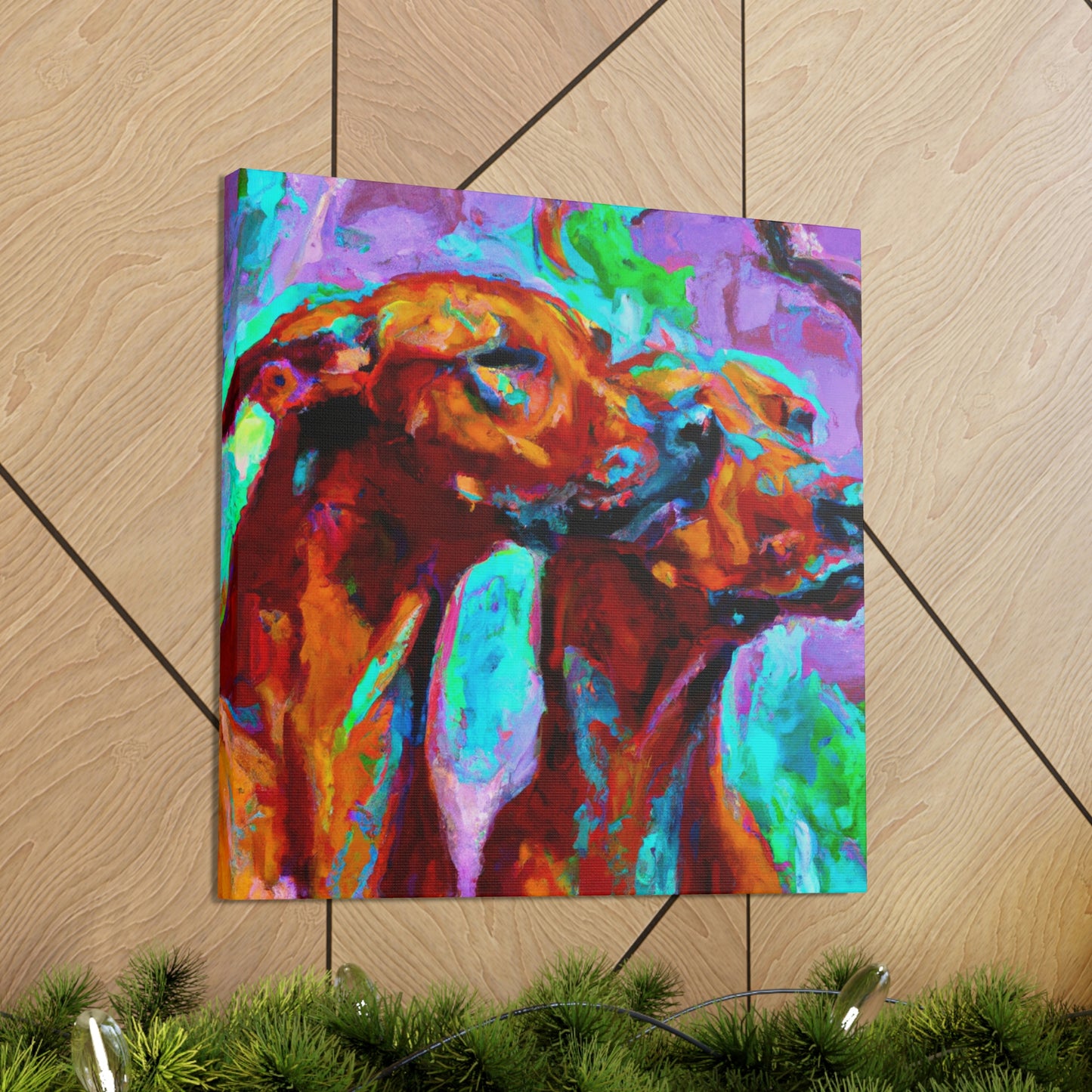 Rhodesian Ridgeback Reflection - Canvas