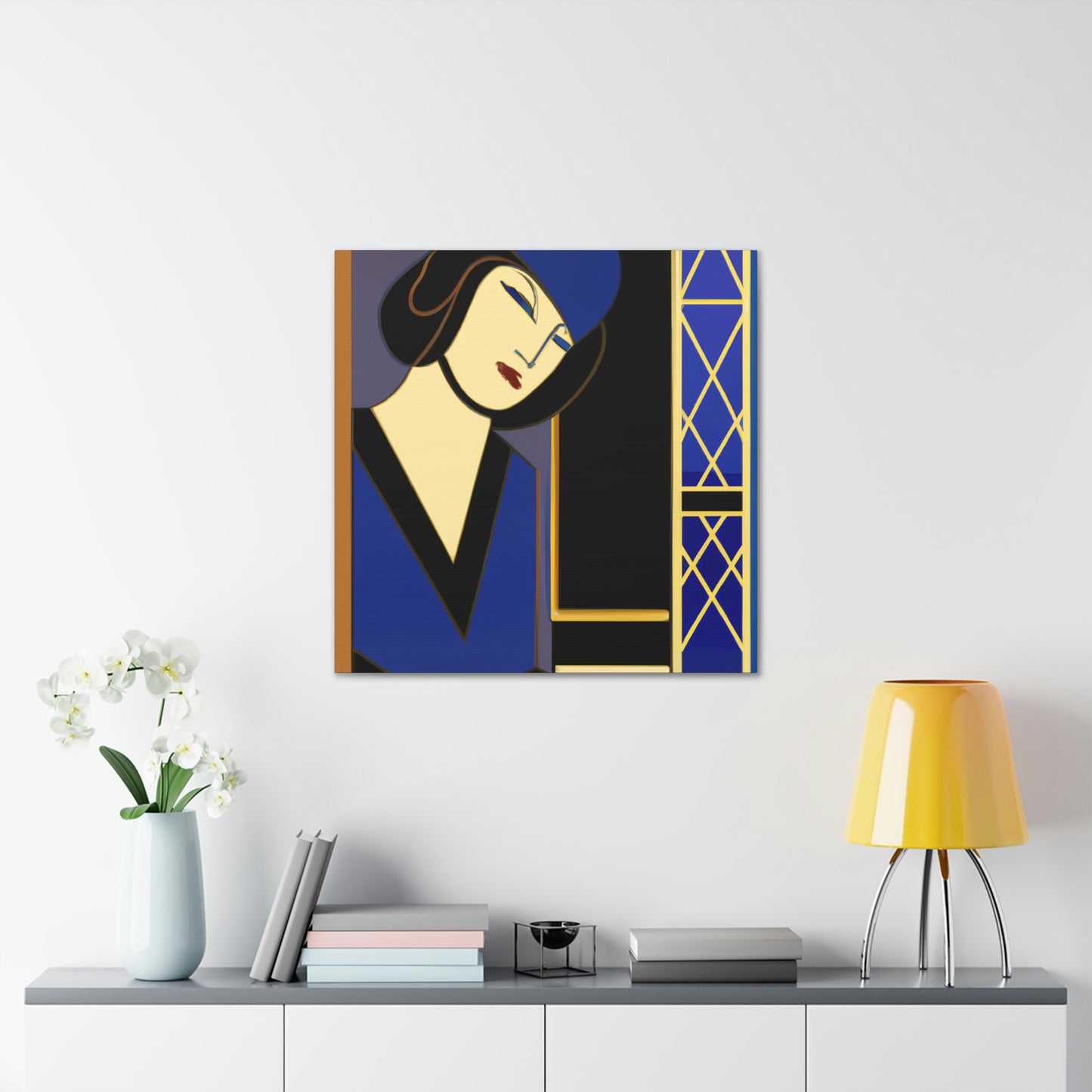 "Roaring Flapper Splendor" - Canvas