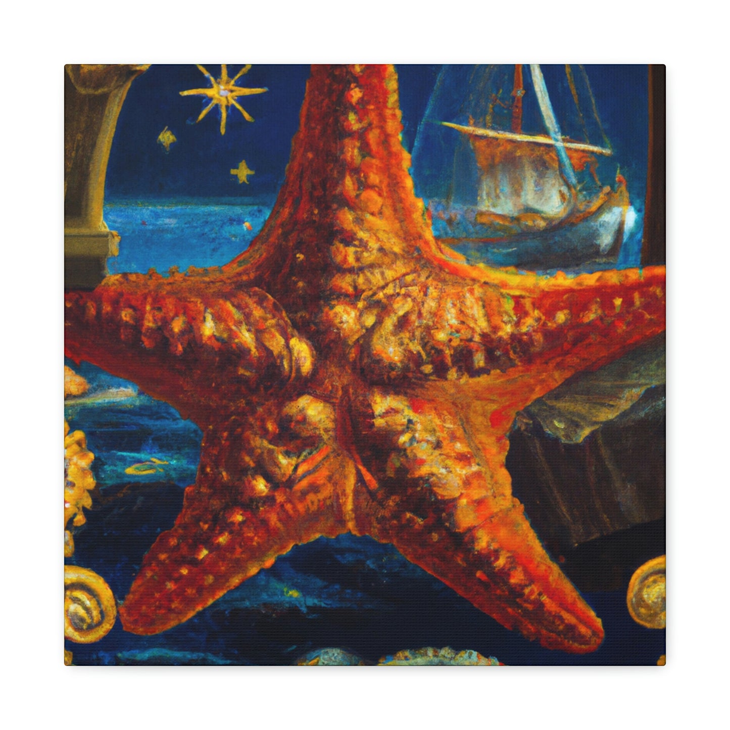 Nautical Starfish - Canvas - Canvas