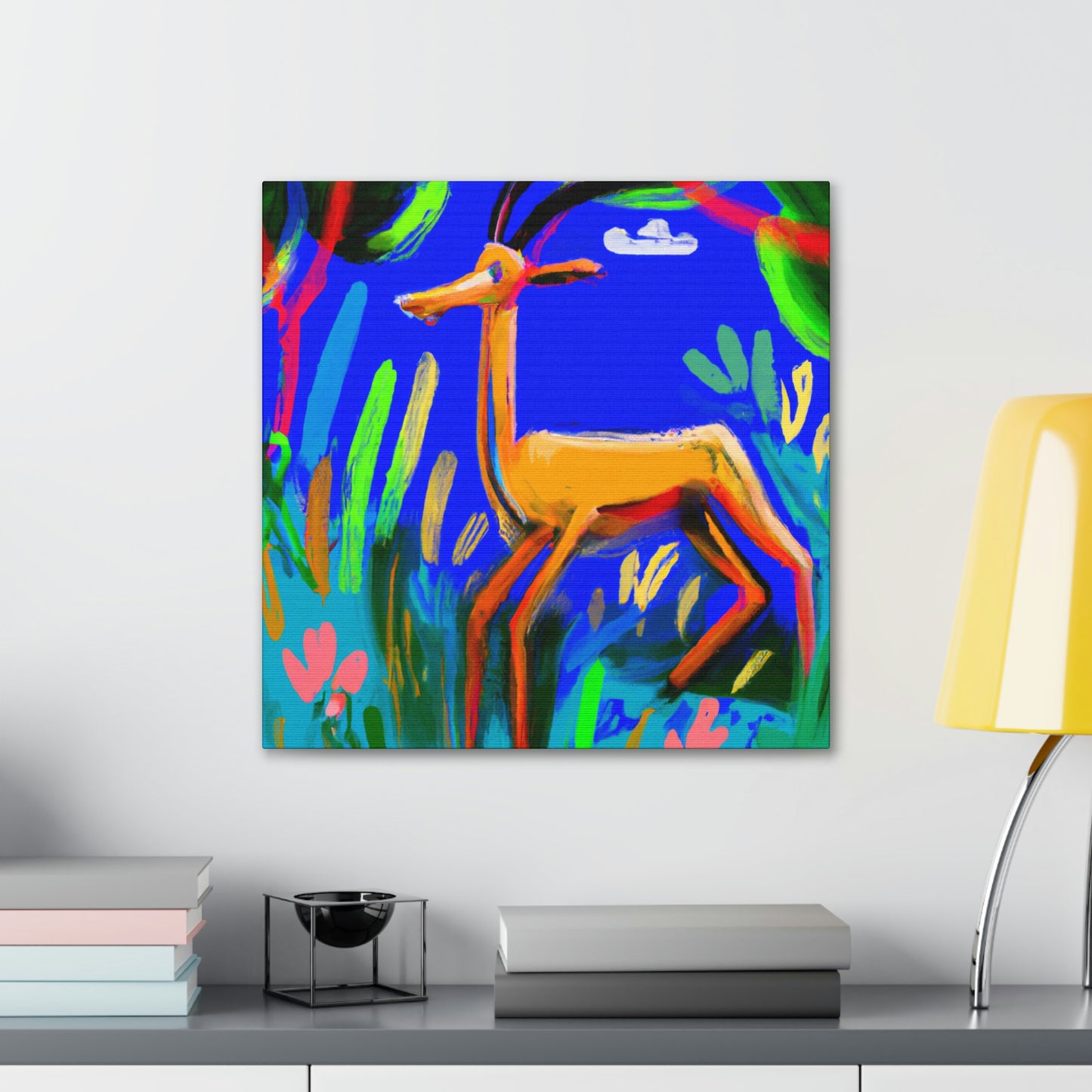 Gazelle in Expressionism - Canvas